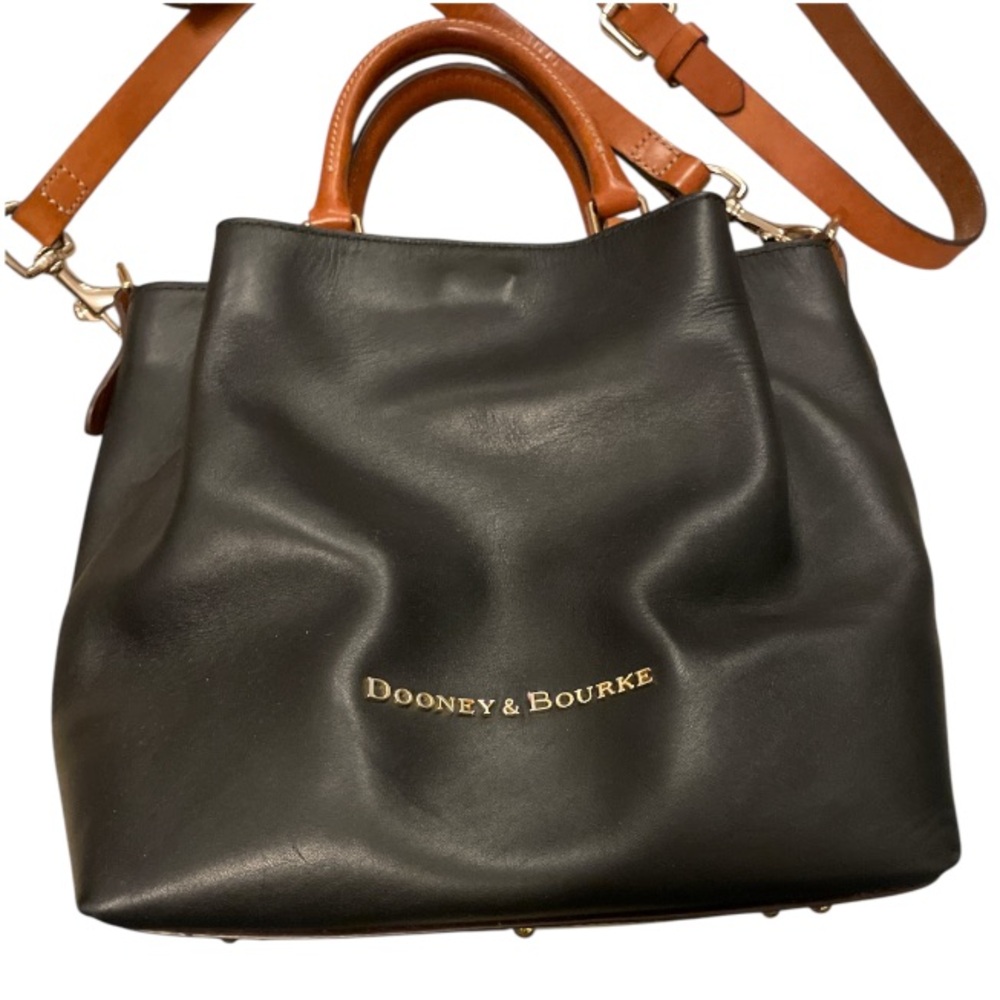 Dooney & Bourke Black Leather Barlow Large Bag - Picture 2 of 9
